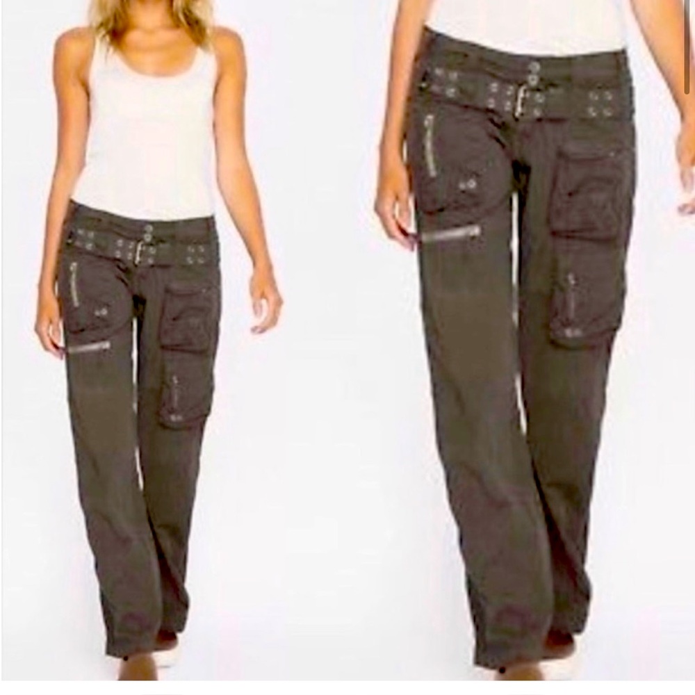 Johnny Was silk cargo pants